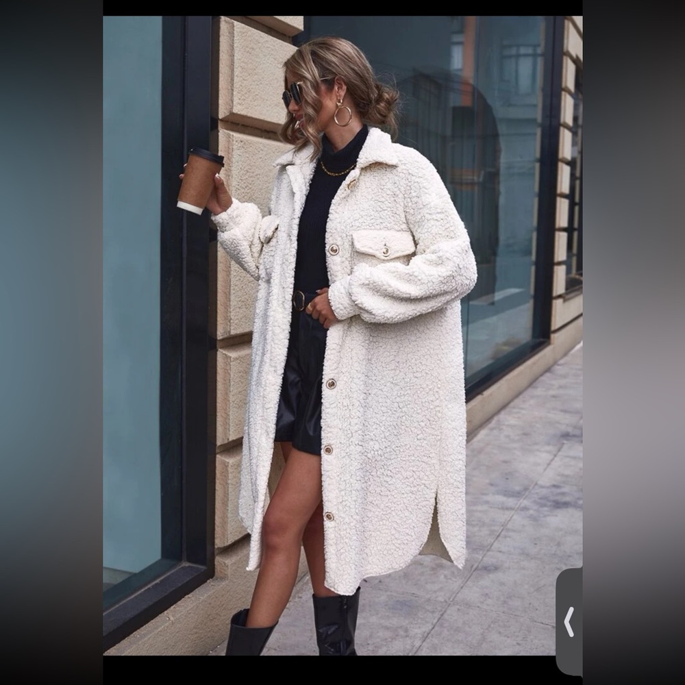 SOLD SHEIN Teddy Coat